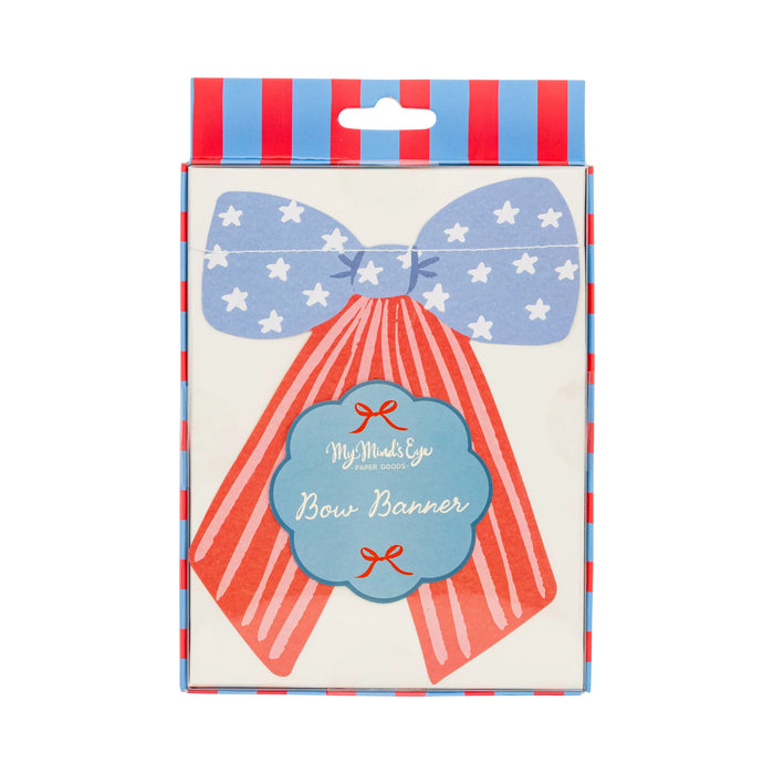 Stars and Stripes Bow Banner