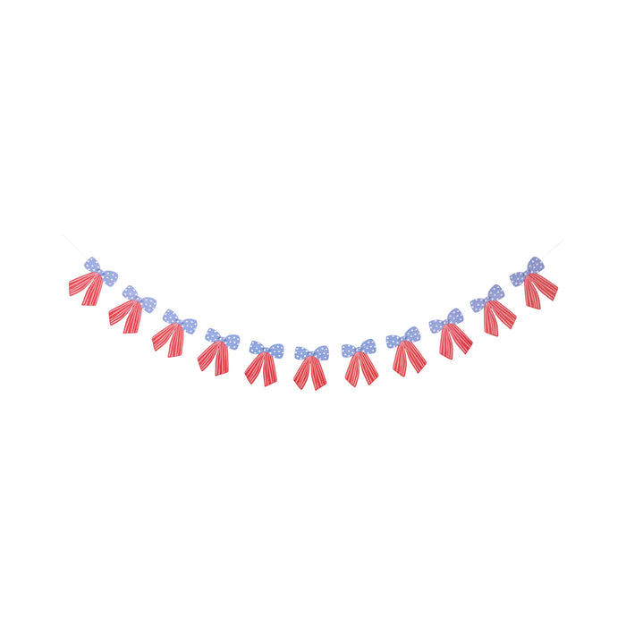 Stars and Stripes Bow Banner