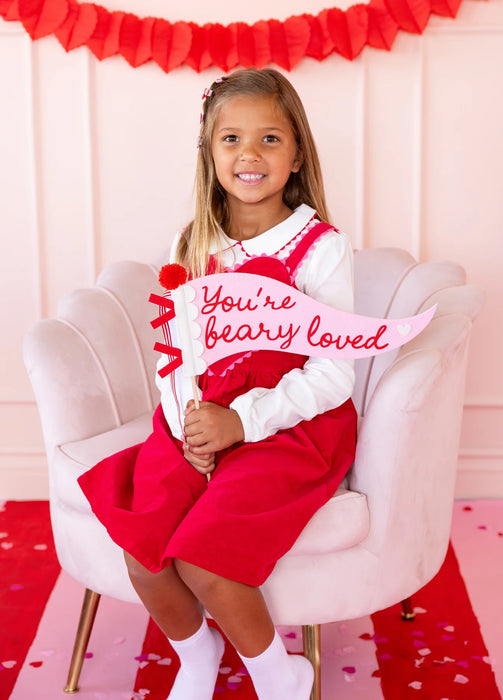 Occasions Beary Loved Felt Pennant