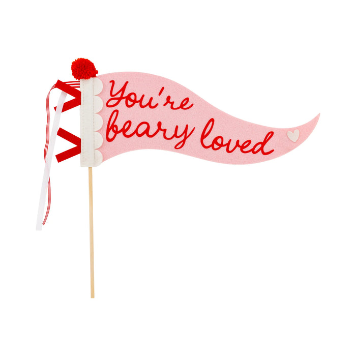 Occasions Beary Loved Felt Pennant