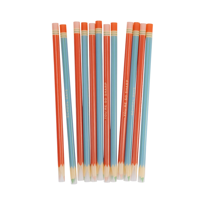 Colored Pencil Reusable Straws