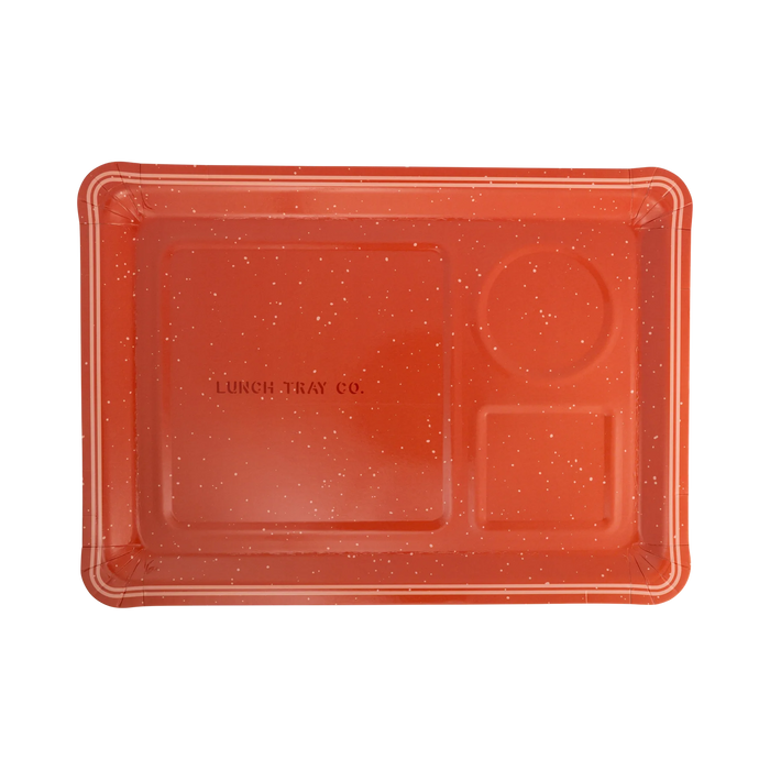 Lunch Tray Paper Plate Set
