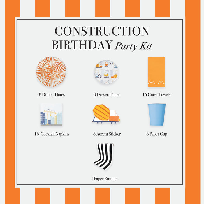 Construction Birthday Party Kit