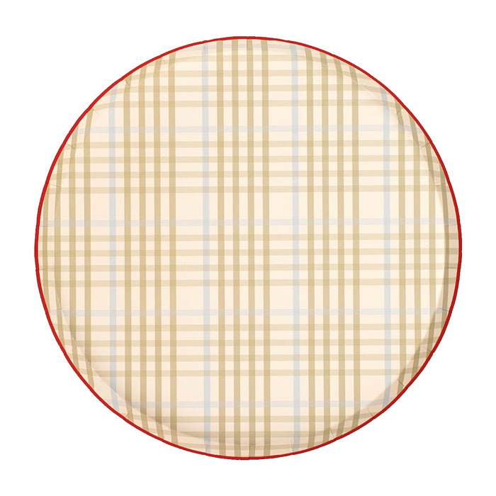 Camping Gingham Dinner Plates