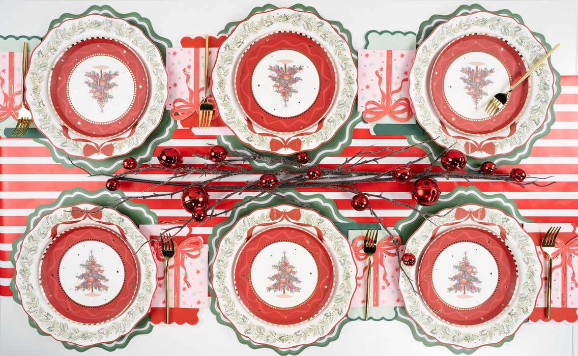 Elegant Vintage Christmas Tree Party Kit