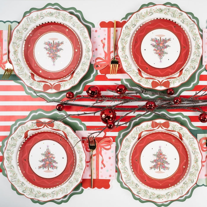 Elegant Vintage Christmas Tree Party Kit