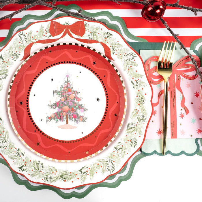 Elegant Vintage Christmas Tree Party Kit