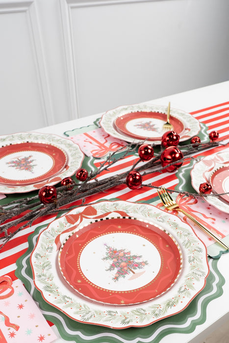 Elegant Vintage Christmas Tree Party Kit