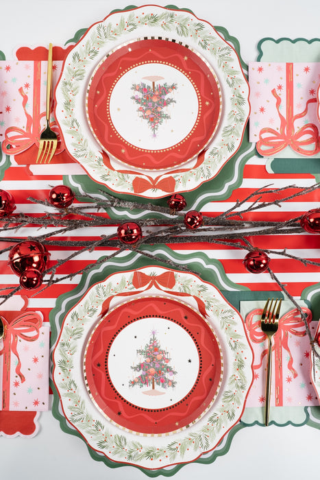 Elegant Vintage Christmas Tree Party Kit