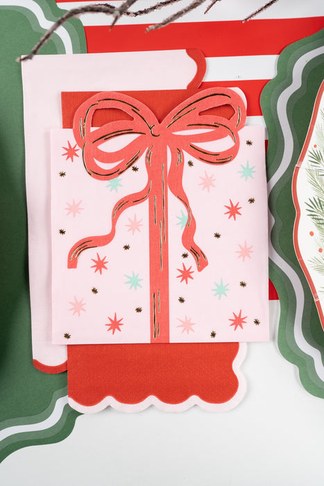 Elegant Vintage Christmas Tree Party Kit