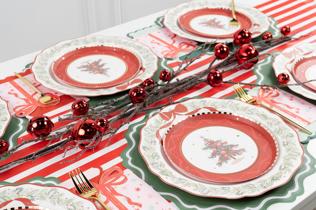 Elegant Vintage Christmas Tree Party Kit
