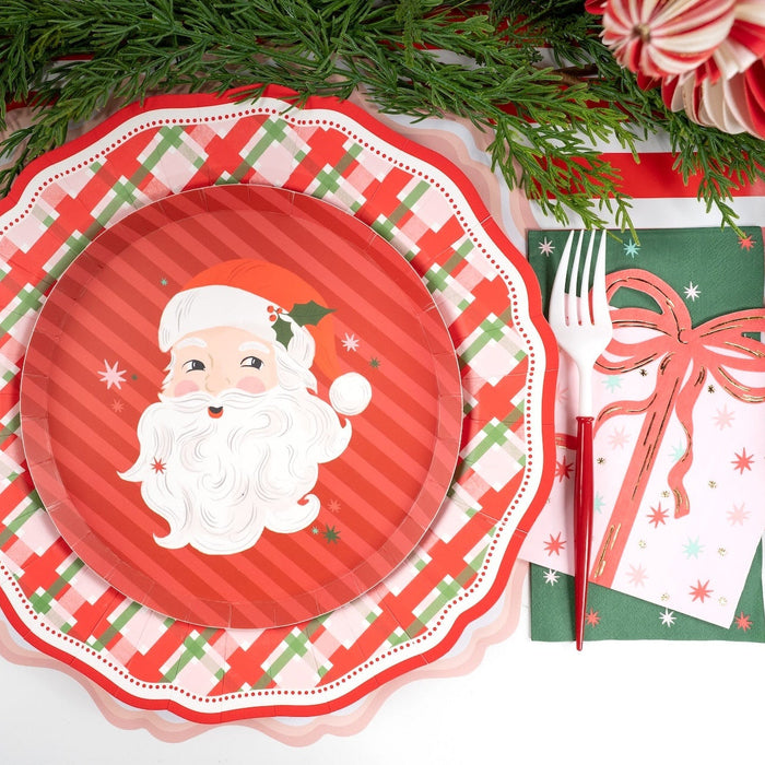 Holiday Present Vintage Christmas Napkins