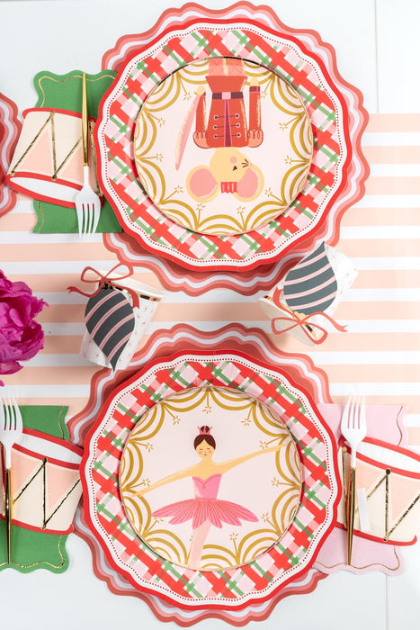 Nutcracker Dessert Plates
