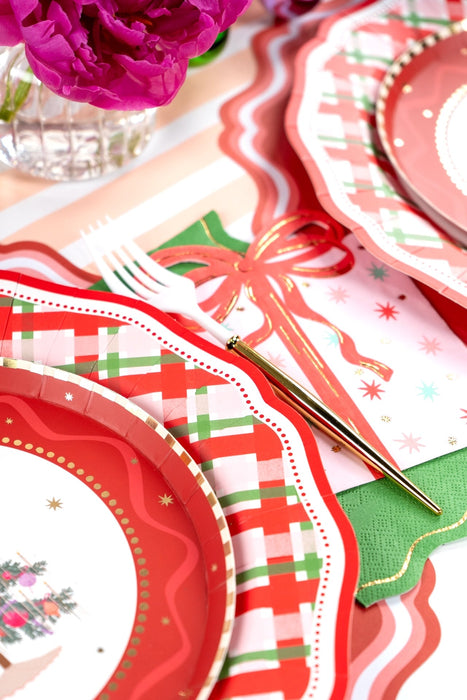 Holiday Present Vintage Christmas Napkins
