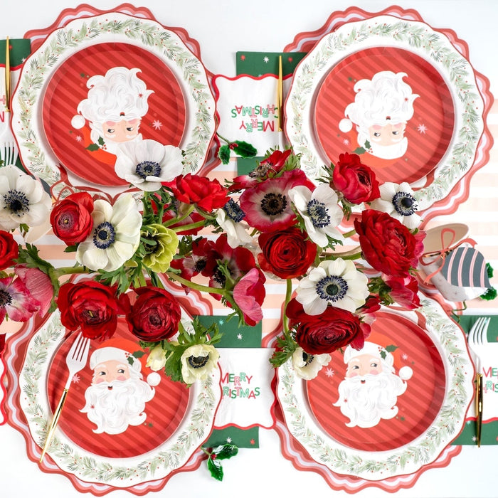 Vintage Jolly Santa Party Kit