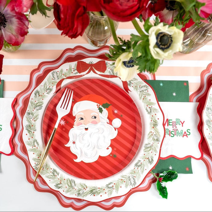 Vintage Jolly Santa Party Kit