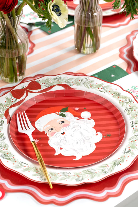 Vintage Jolly Santa Party Kit