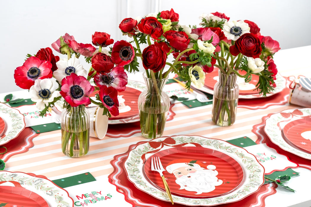 Vintage Jolly Santa Party Kit