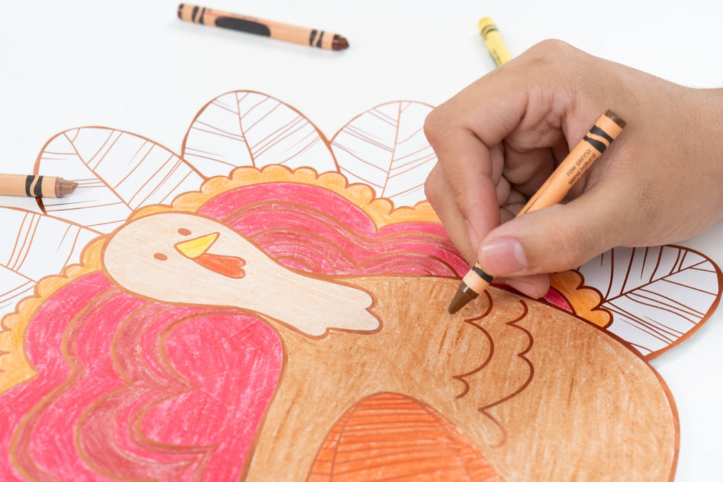 Thanksgiving Turkey Coloring Placemats