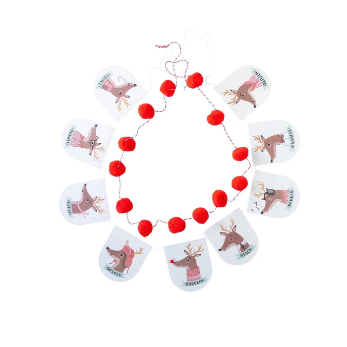 Dear Rudolph Reindeer Banner Set