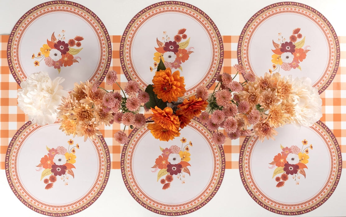 Harvest Floral Round Placemats