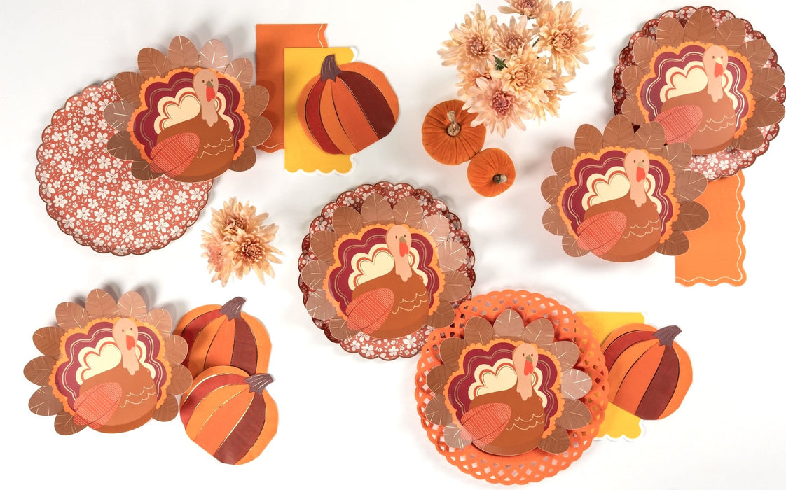 Autumn Floral Dinner Plates