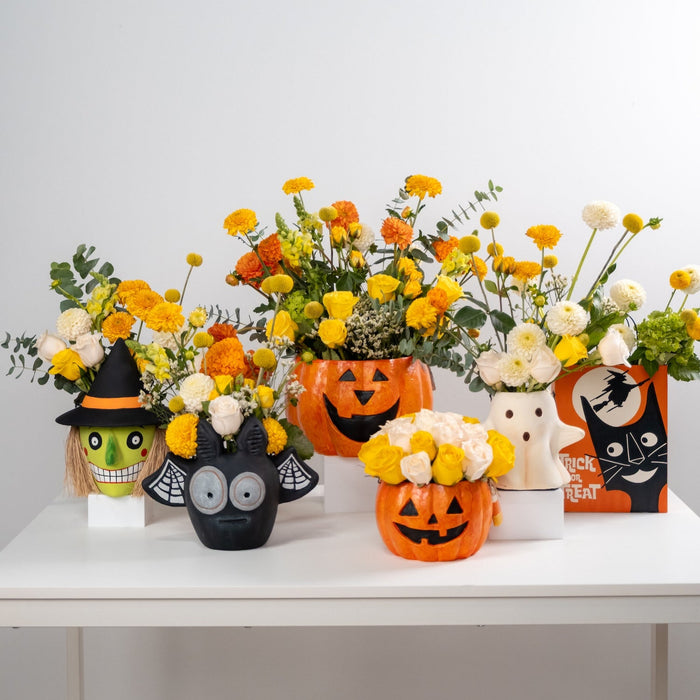 Paper Mache Witch Bucket