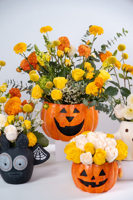 Jack-O-Lantern Treat Buckets