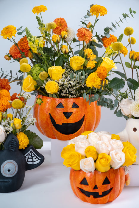 Jack-O-Lantern Treat Buckets