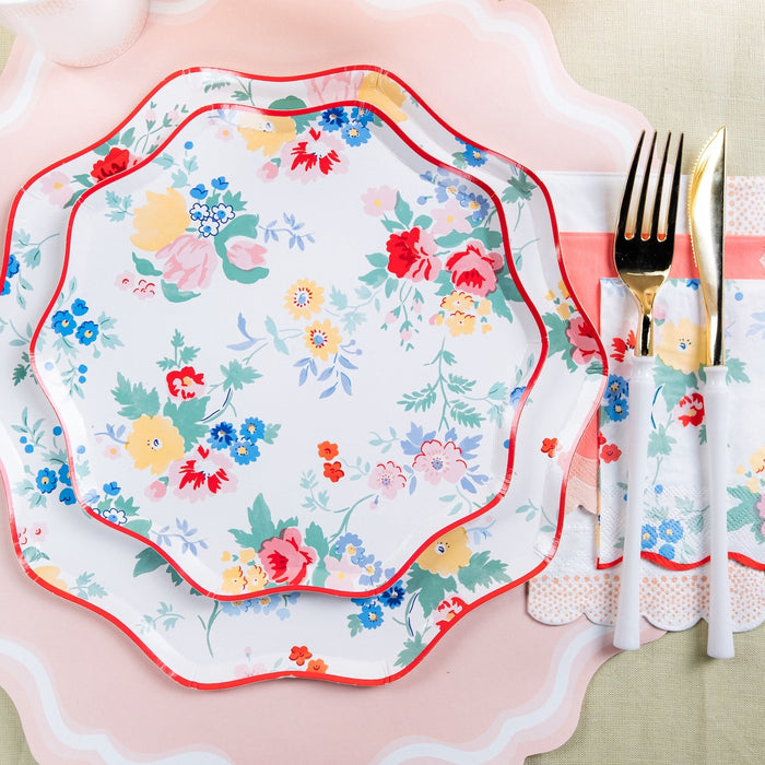 Vintage Floral Side Plates