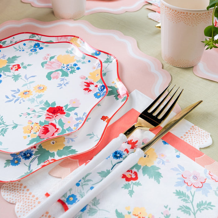 Vintage Floral Side Plates