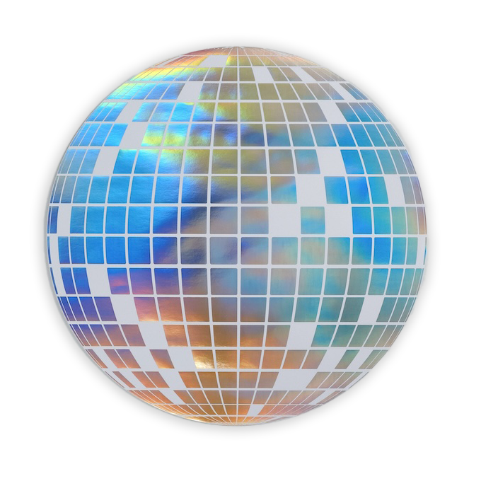 Pop Star Dance Party Disco Ball Placemats