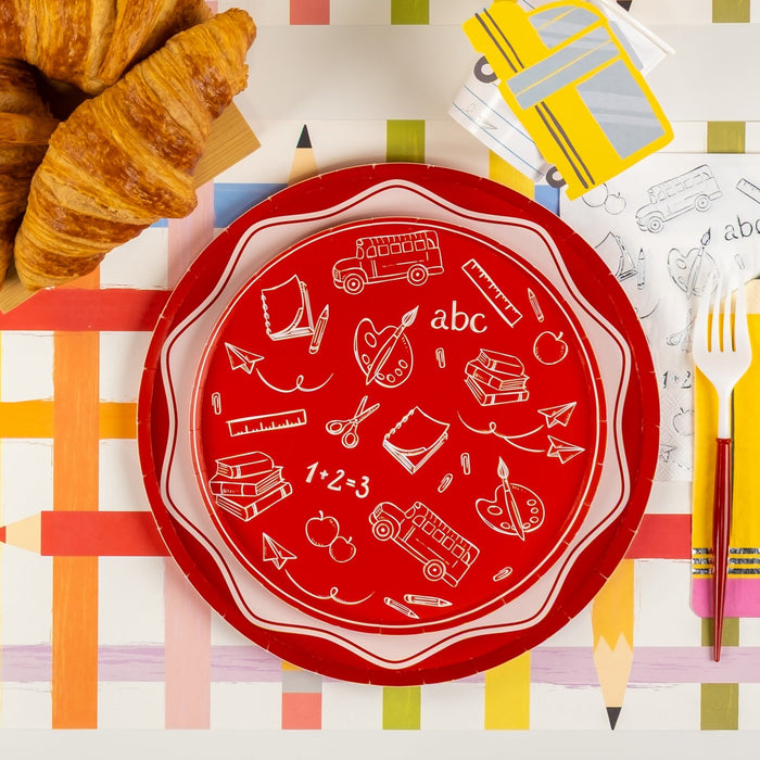 Colorful Pencils Paper Placemats