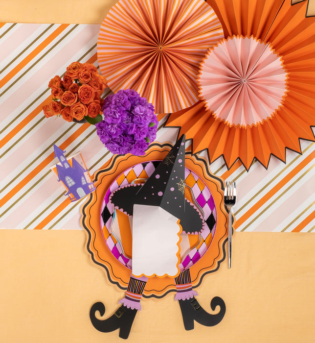 Halloween Diamond Dinner Plates