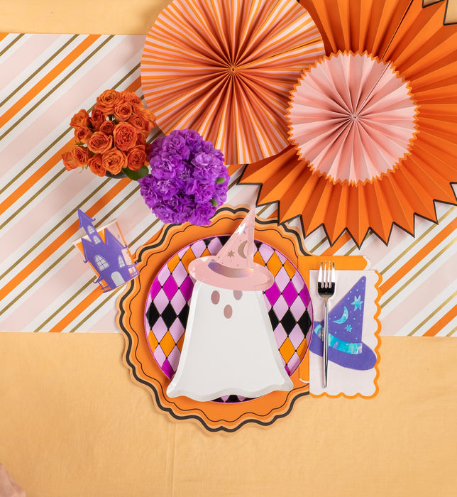 Halloween Diamond Dinner Plates