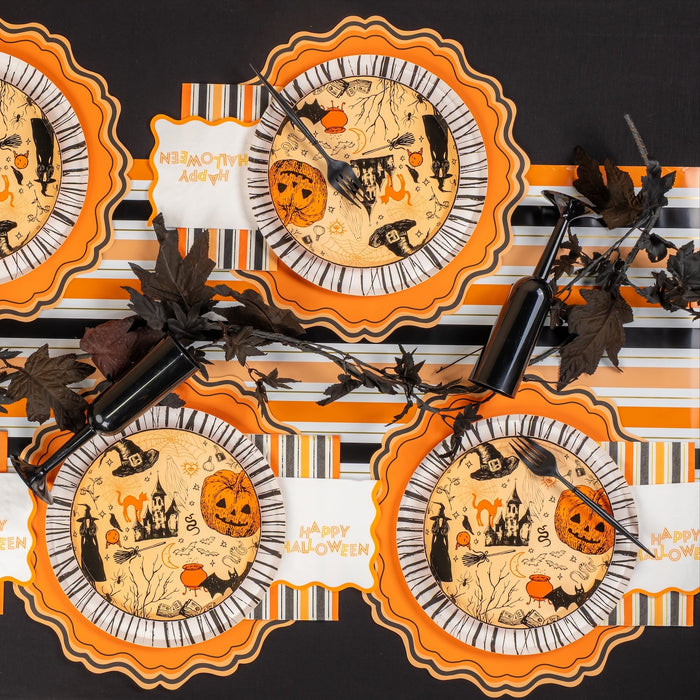 Halloween Stripes Guest Towels