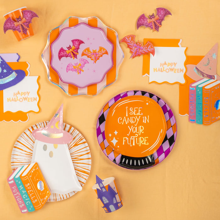 Halloween Diamond Dinner Plates