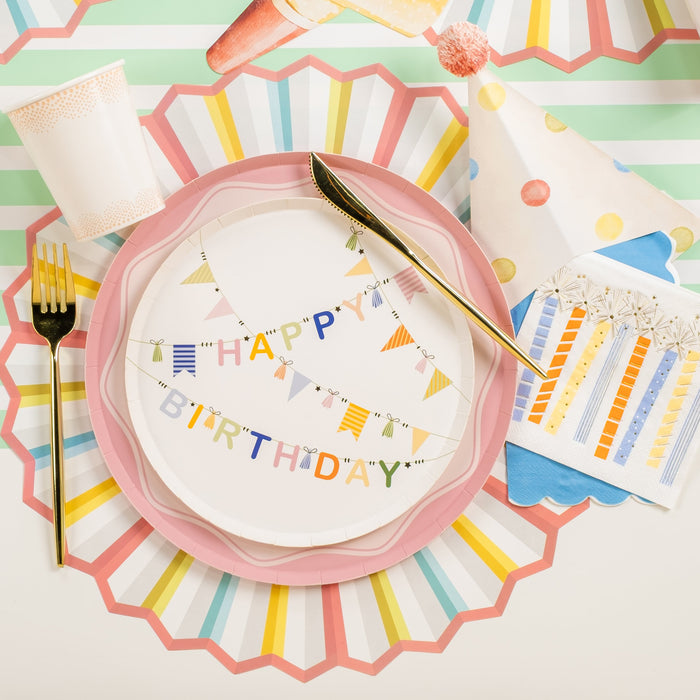 Birthday Cheer Dessert Plates