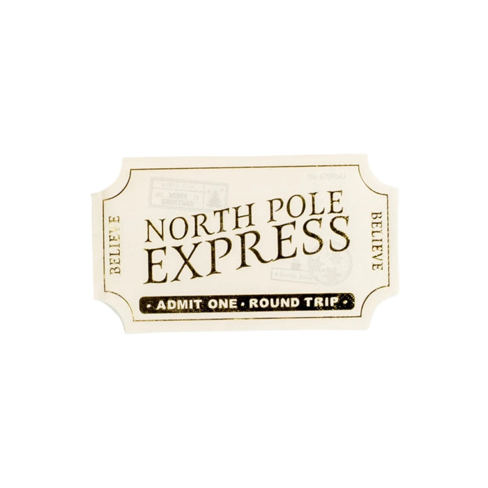North Pole Express Ticket Napkin