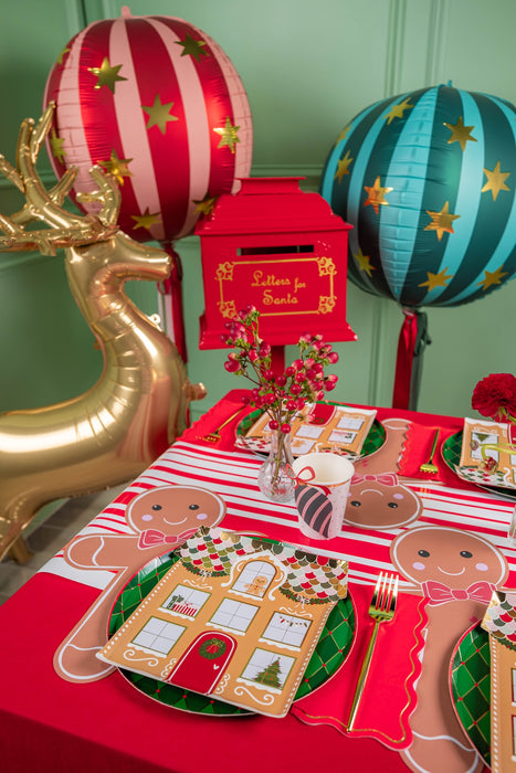 Gingerbread Man Paper Placemats