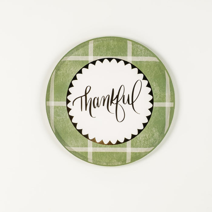 Harvest Thankful Dessert Plates