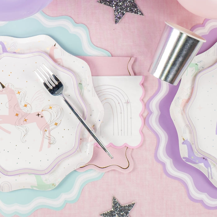 Sparkle Rainbow Beverage Napkins