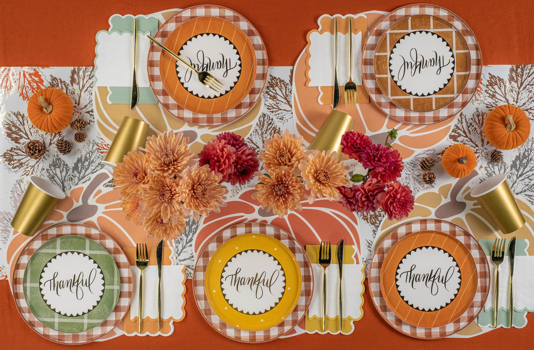 Paper Table Runner Fall Falling Leaves Paper Table Runner– Gatherings by CP