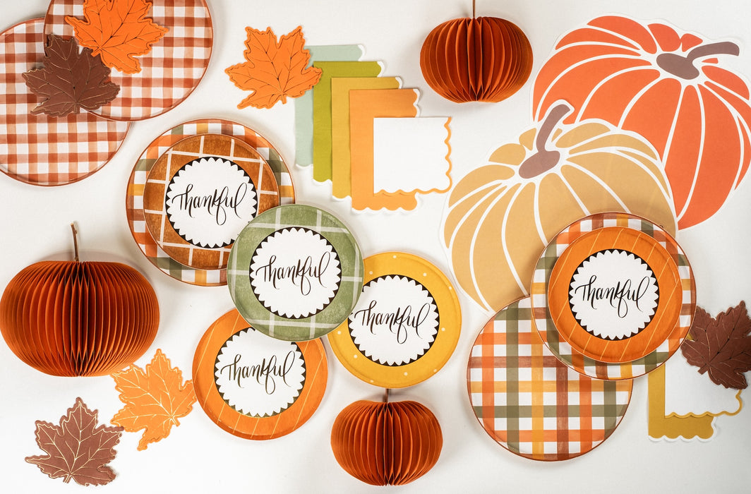 Harvest Pumpkins Paper Placemats