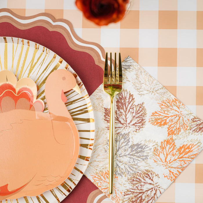 Falling Leaves Beverage Napkins