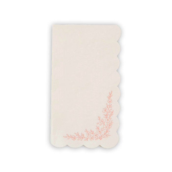 Floral Elegance Pink Guest Towels