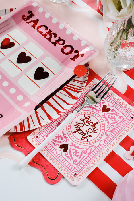 Lucky Card Dinner Napkin