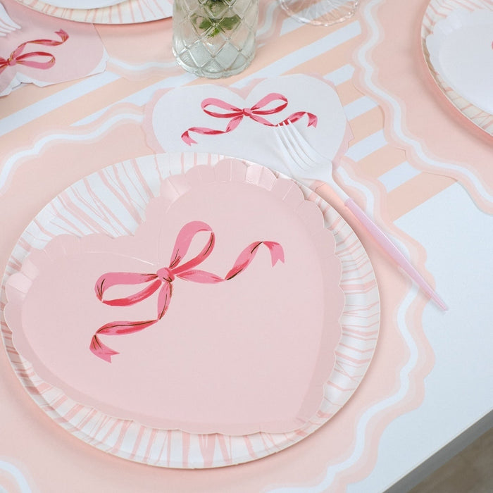 Coquette Heart Plates