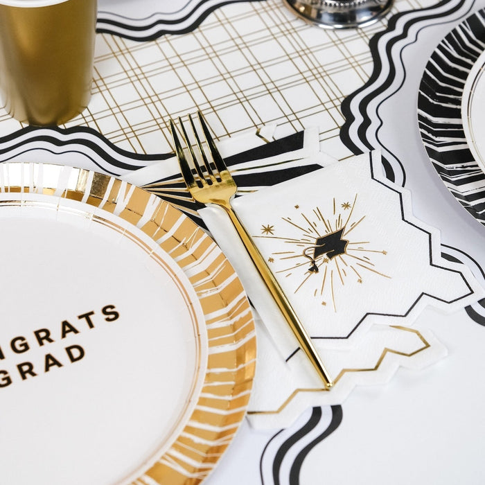 Reverse Gold Radiance Dinner Plates