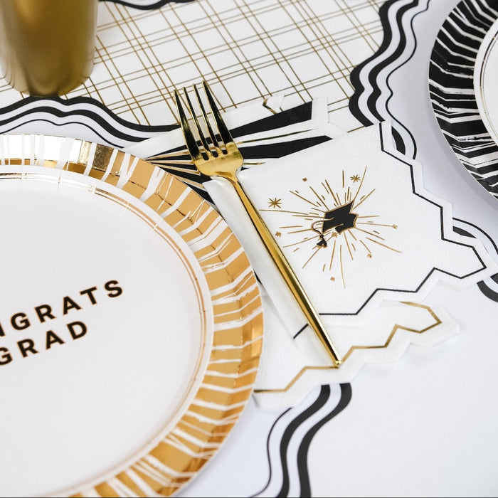 "Congrats Grad" Graduation Cocktail Napkins